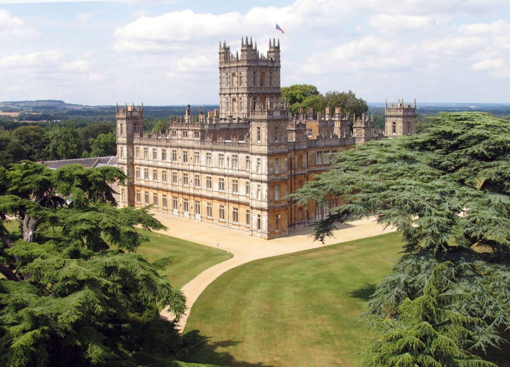 View of Highclere Castle exterior