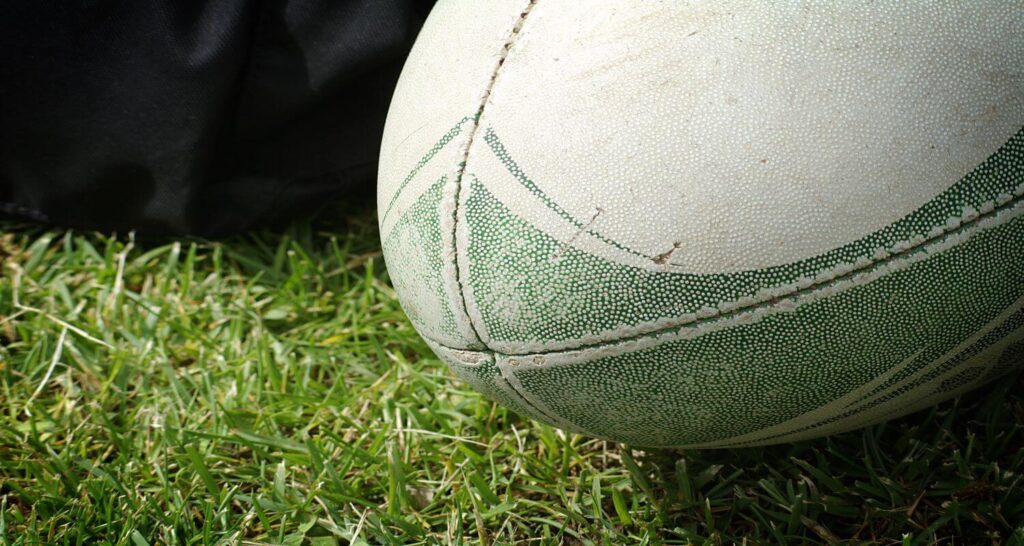 Rugby ball for the six nations championships