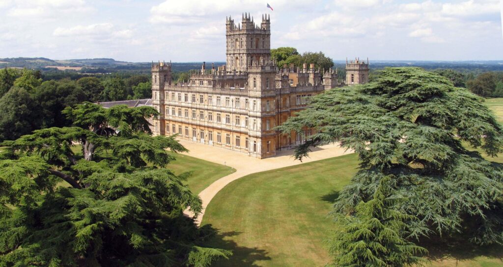 View of Highclere Castle Exterior