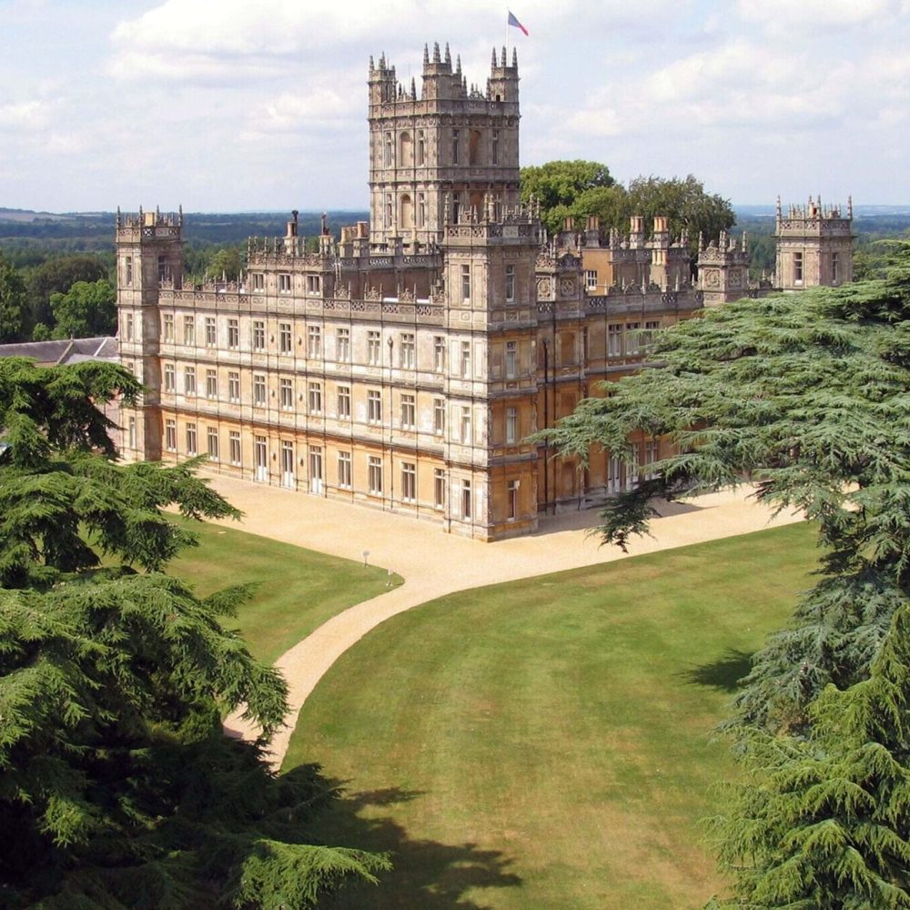 View of Highclere Castle Exterior