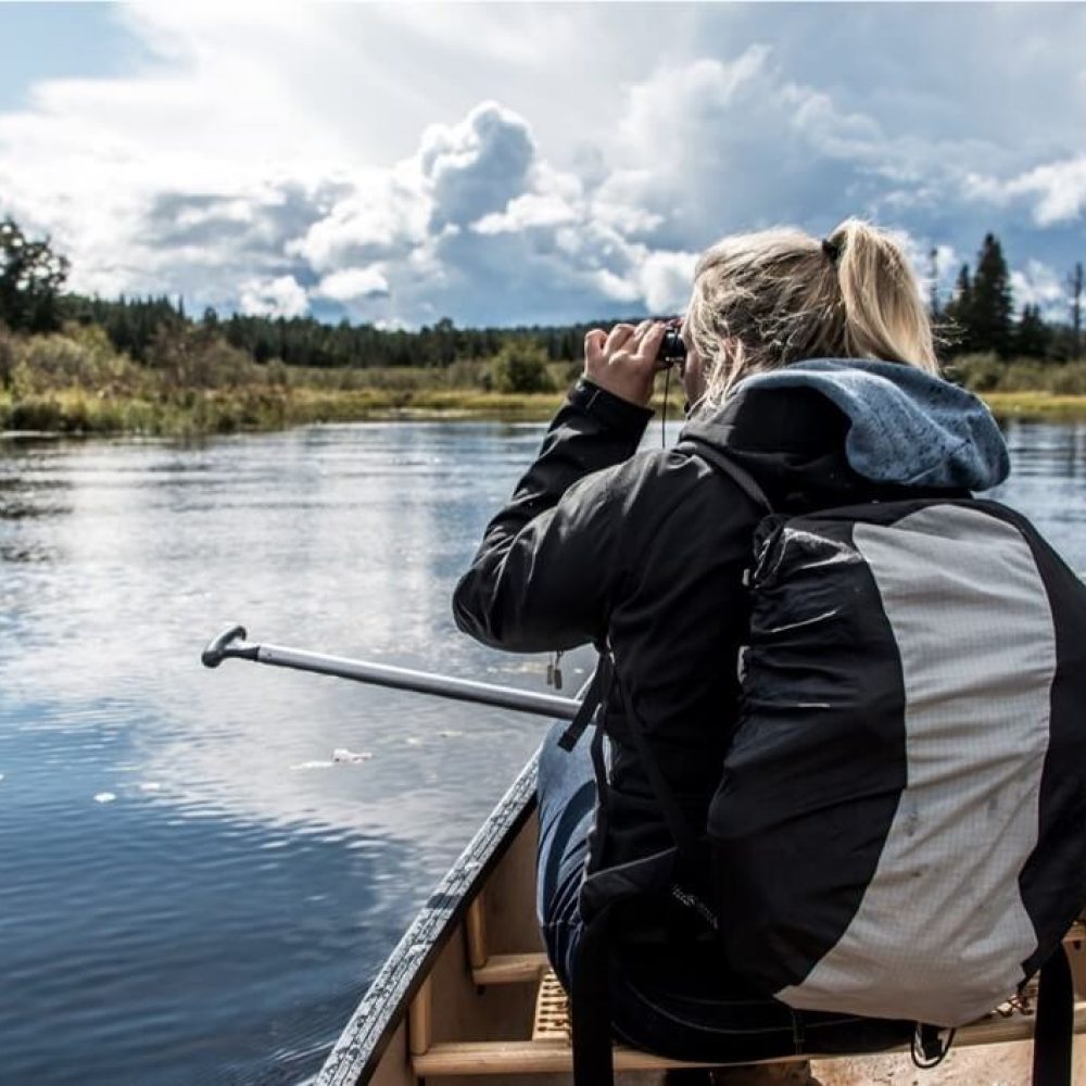 Canoeing amongst the beautiful British scenery