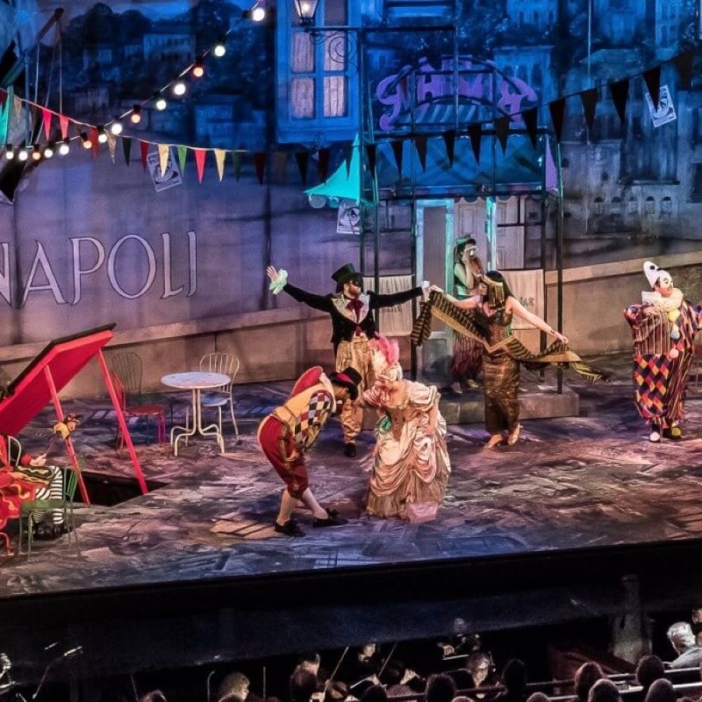 Performance on stage at Garsington Opera