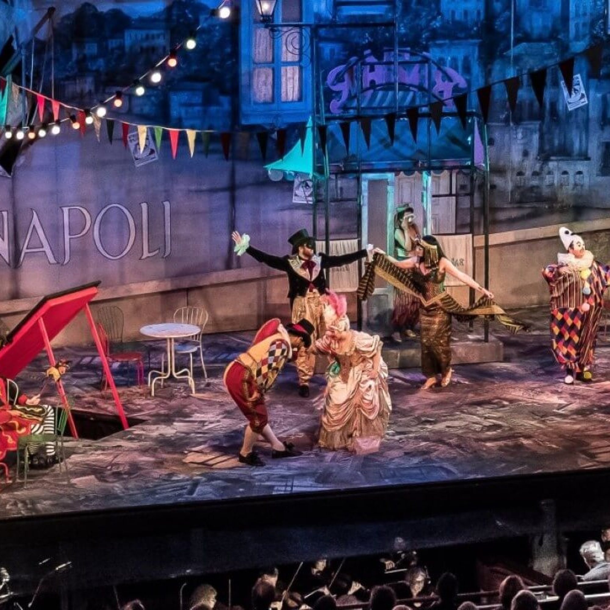 Performance on stage at Garsington Opera